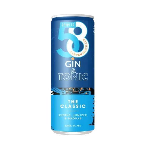 58 Classic Gin And Tonic Can